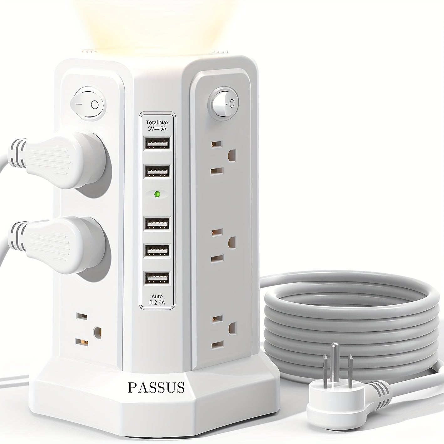 1pc PASSUS Power Tower Surge Protector