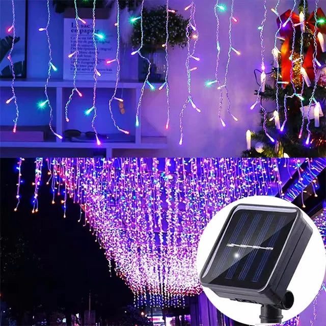 LED Solar String Light Outdoor Garden Fairy Lights Led Twinkle Waterproof Lamp for Christmas Party