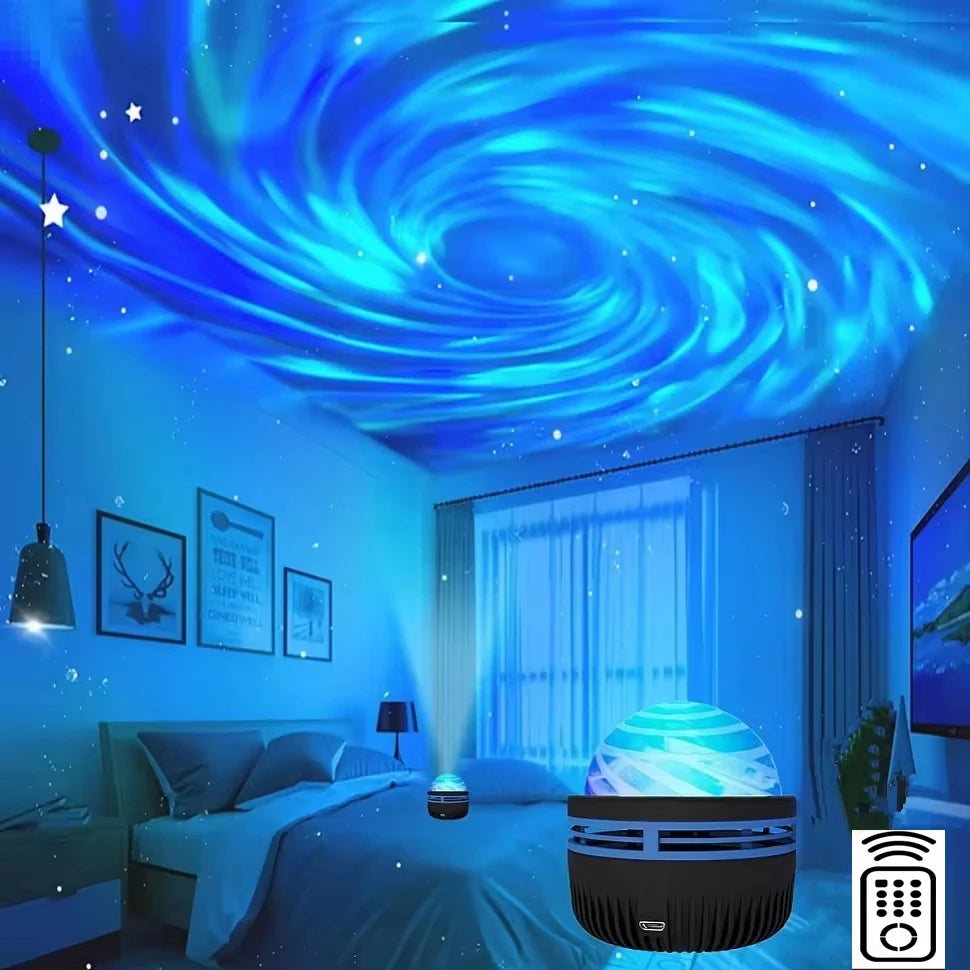 LED Galaxy Projector Light Colorful Galaxy Sky Projector Bedroom Night Light