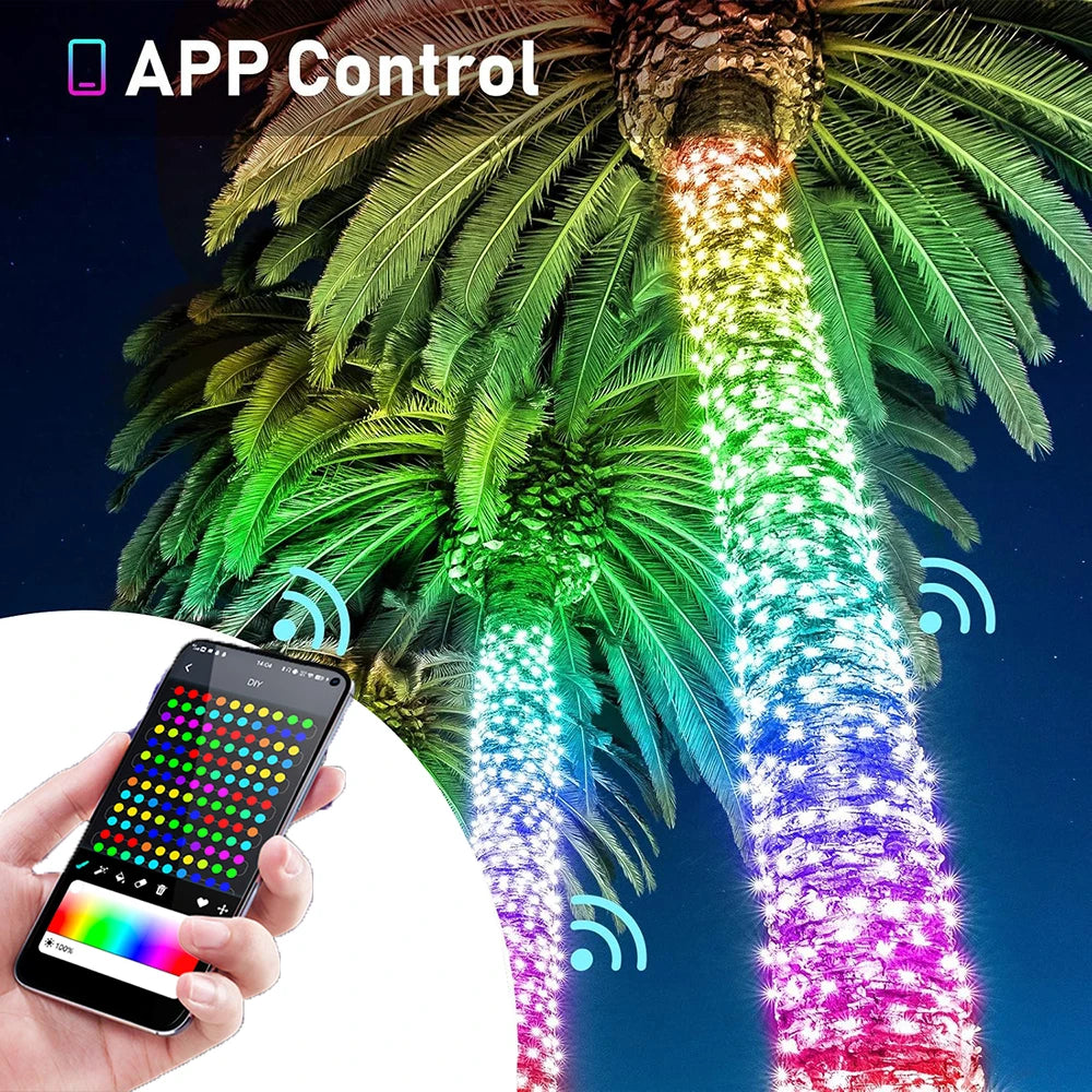 2025 Festival Twinkle Luminous Colorful Lamp Christmas Tree