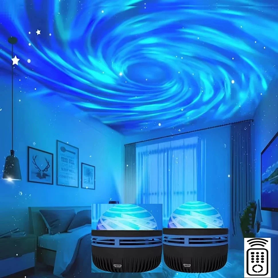 LED Galaxy Projector Light Colorful Galaxy Sky Projector Bedroom Night Light